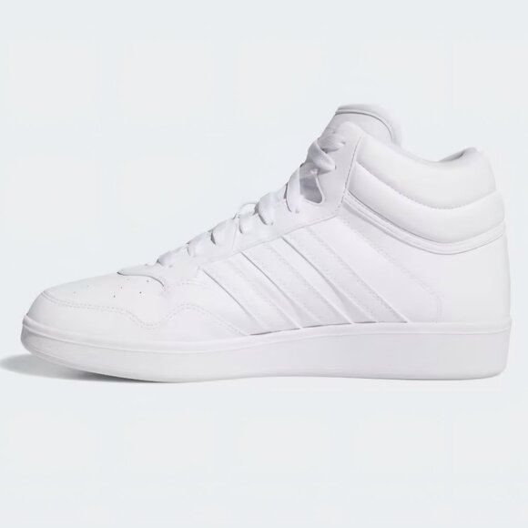NWB- Adidas "HOOPS 4.0" MID SHOES- Cloud White on White- Men, Size:11 - Picture 11 of 12